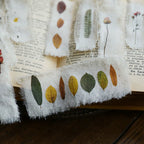 Green Dried Flowers Matte Rub-on Transfers