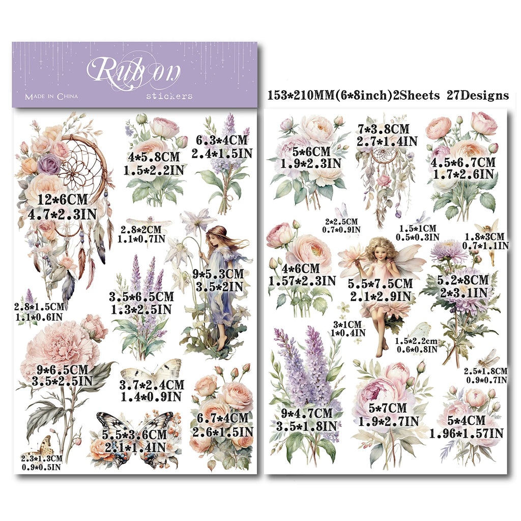 Fairy Matte Rub-on Transfers