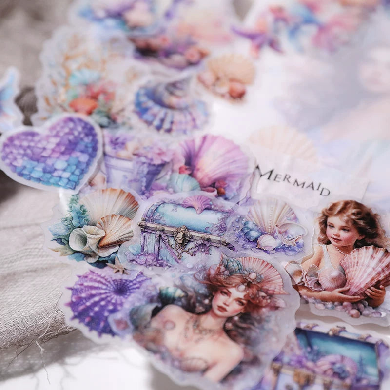 Mermaid Vellum Stickers