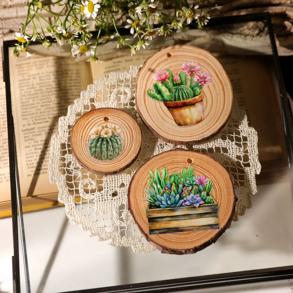 Cactus UV-DTF Rub-on Stickers
