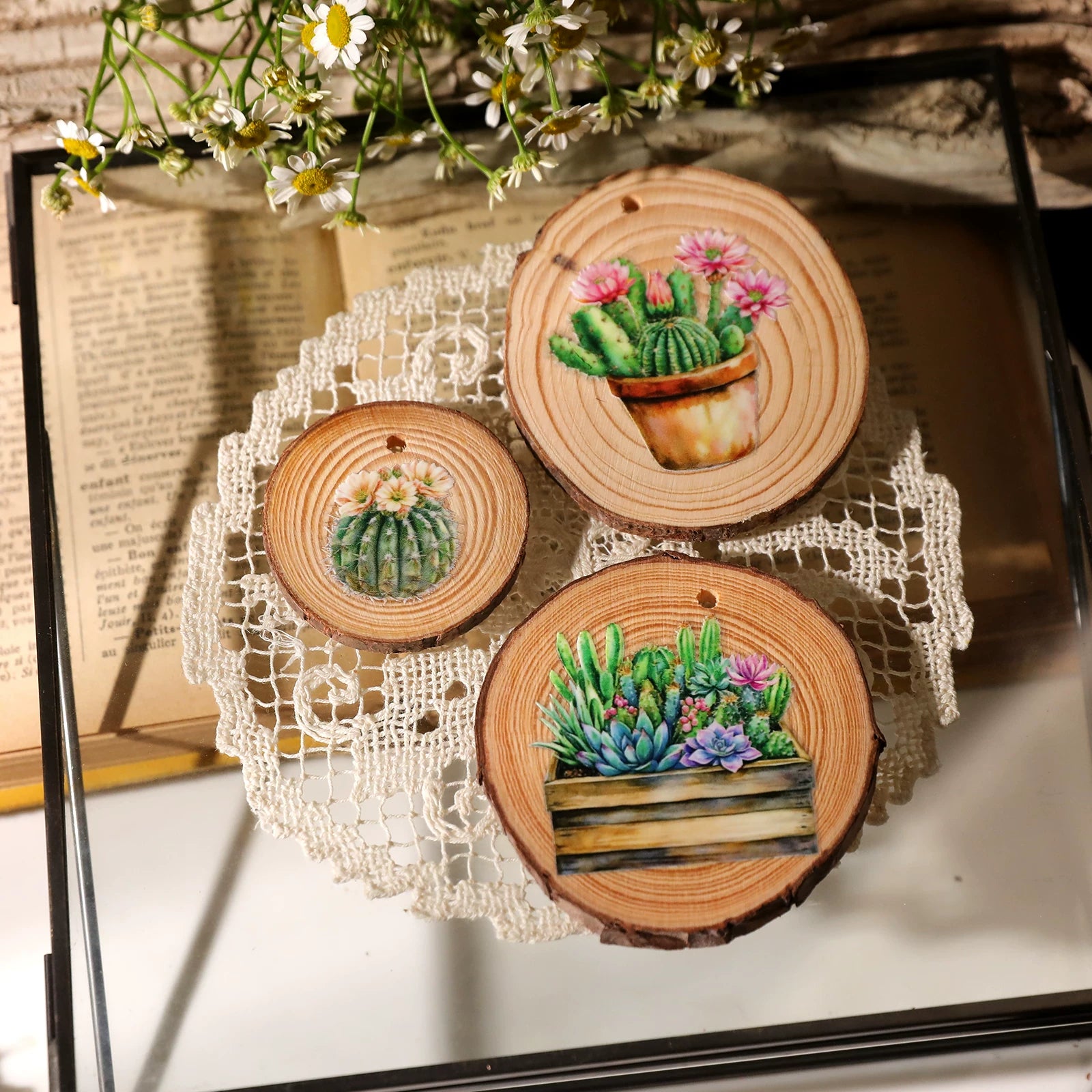 Cactus UV-DTF Rub-on Stickers