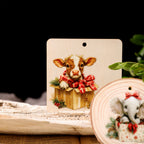 Christmas Box UV-DTF Rub-on Stickers