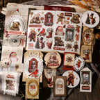 Christmas Matte Rub-on Transfers 2 Small Sheets