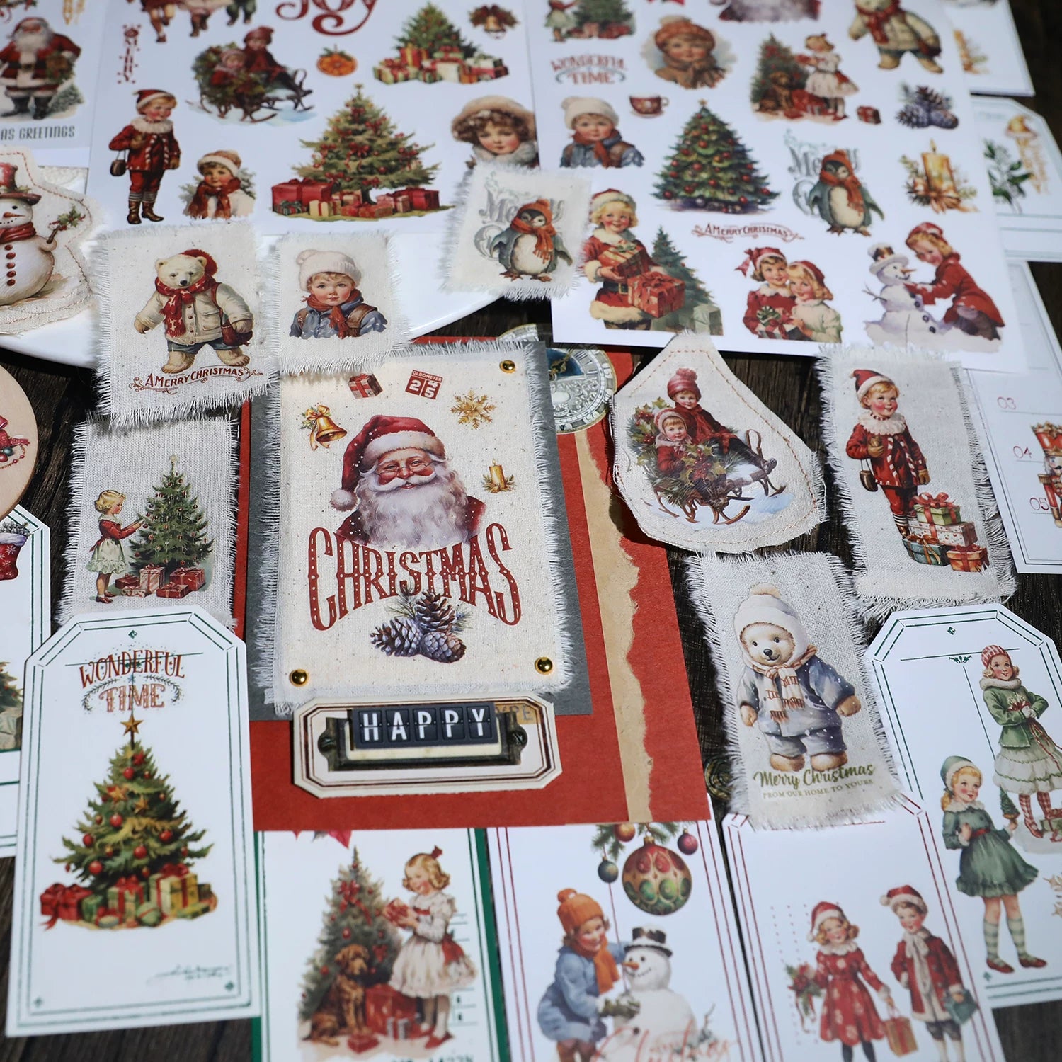 Christmas Classics Matte Rub-on Transfers