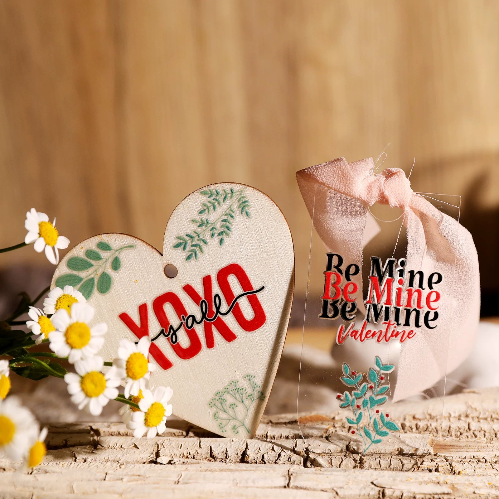 Valentine's Day Phrases UV-DTF Rub-on Stickers