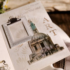 Classical Copperplate Prints Vellum Stickers
