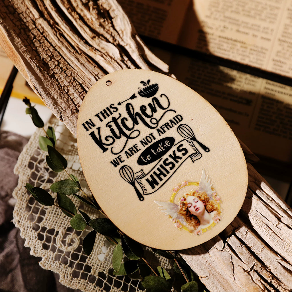 Kitchen Phrases UV-DTF Rub-on Stickers