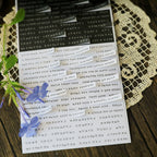 Words and Phrases Strips Self-adhesive Stickers