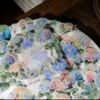 Hydrangea Vellum Stickers