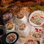 Mushrooms UV-DTF Rub-on Stickers