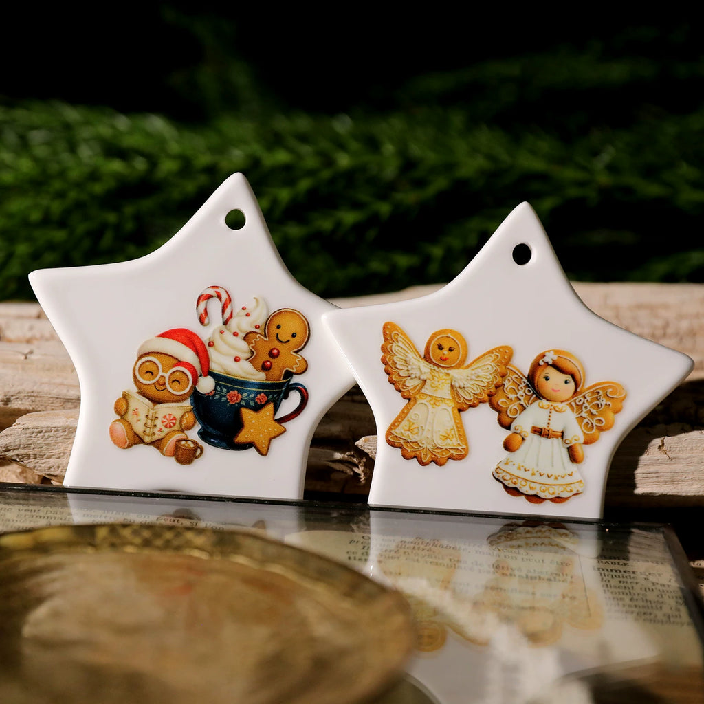 Christmas Gingerbread Man UV-DTF Rub-on Stickers