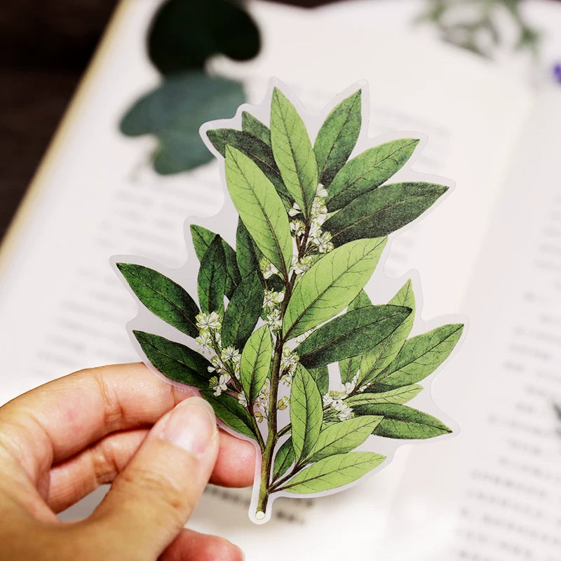 50PCS Larger Plants Vellum Stickers