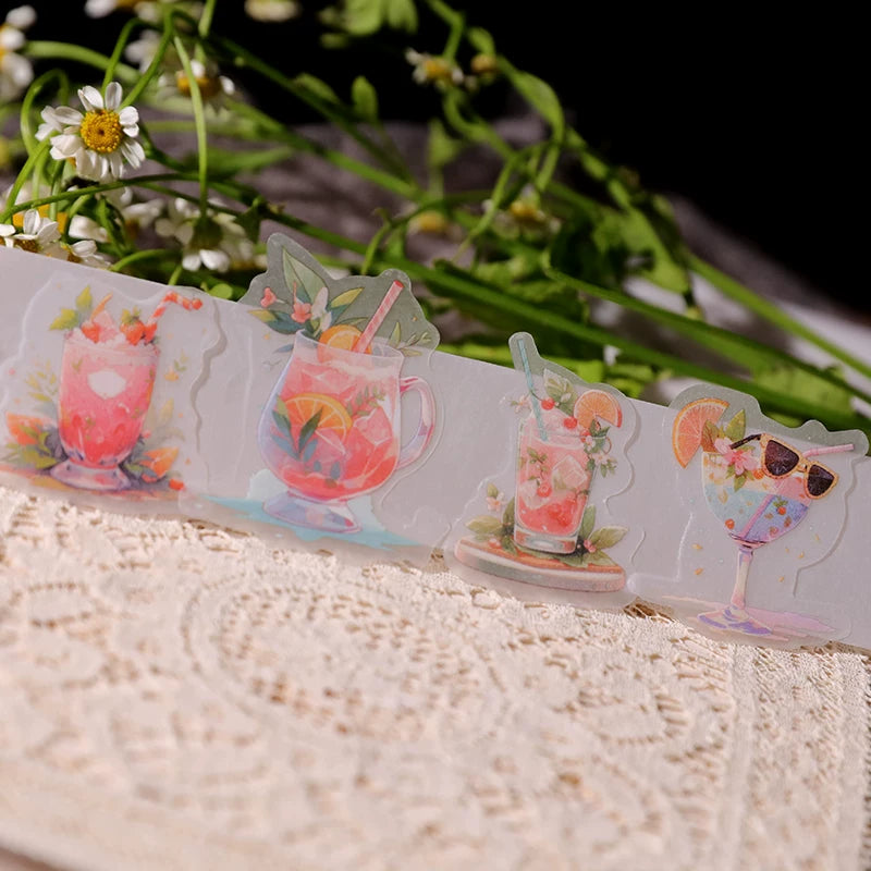 Summer Travel Vellum Stickers