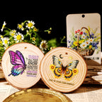 Butterflies Phrases UV-DTF Rub-on Stickers