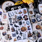 Halloween Dark Matte Rub-on Transfers