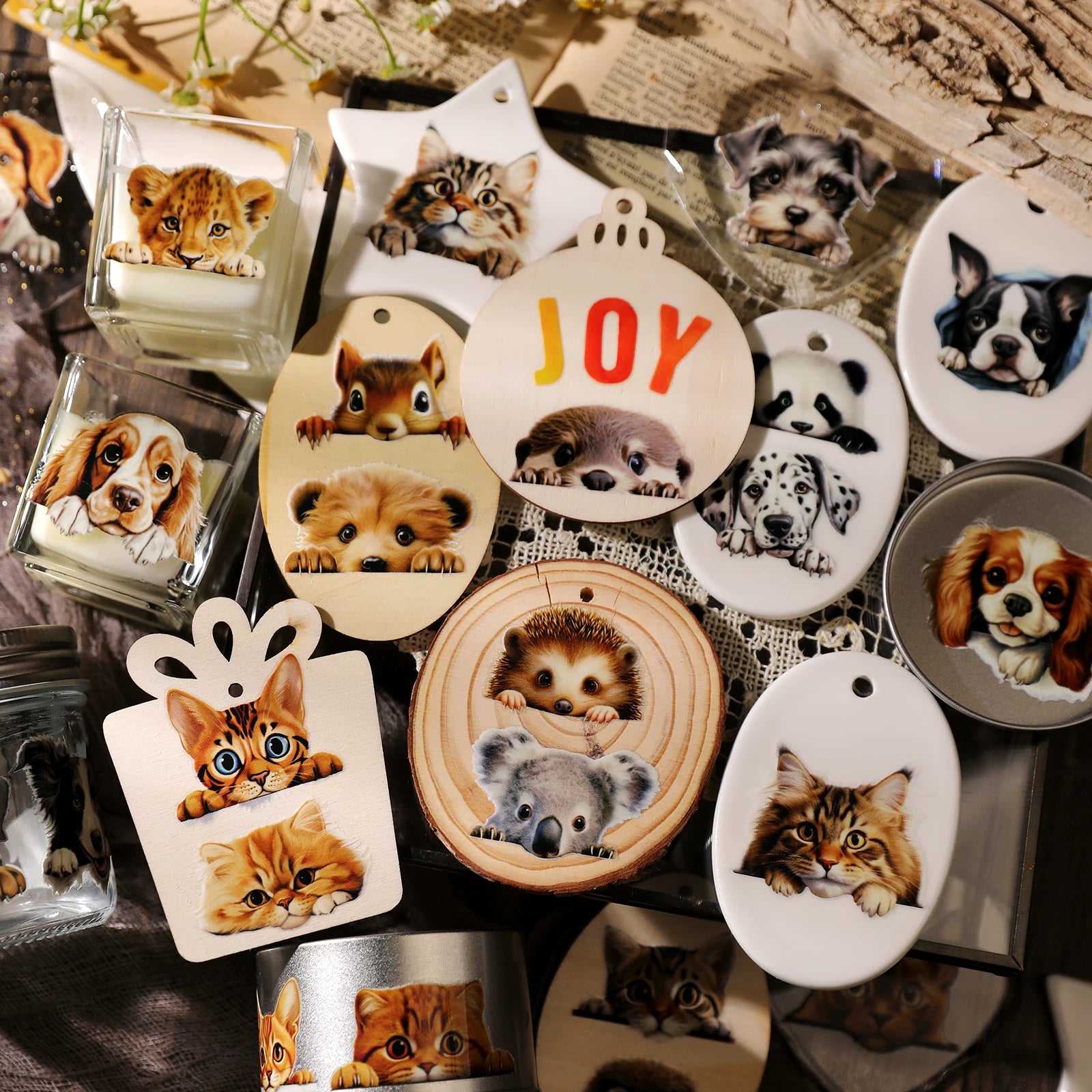 Pets UV-DTF Rub-on Stickers