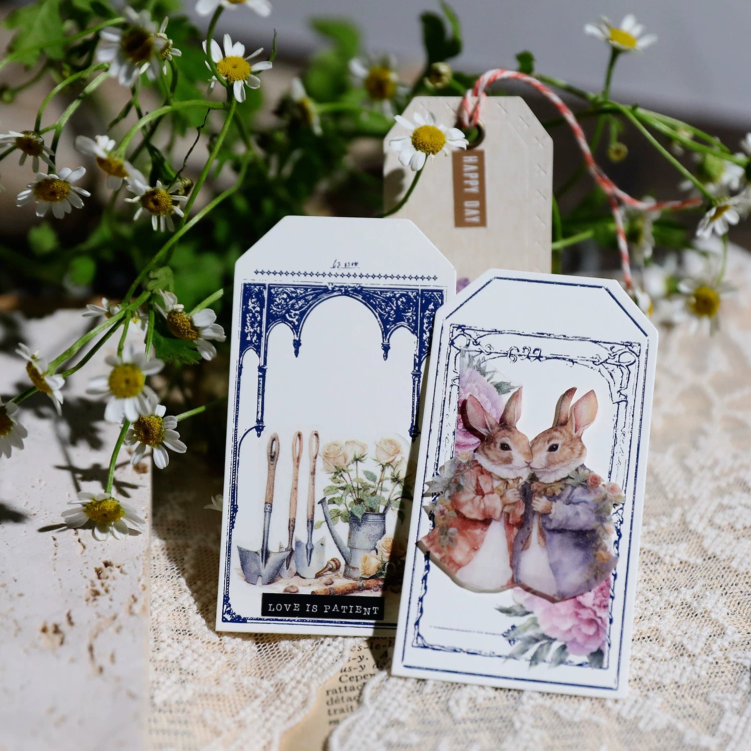 Spring Easter Garden Vellum Stickers