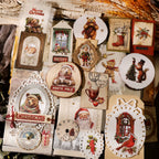 Christmas Matte Rub-on Transfers 2 Small Sheets