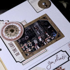 Ephemera Dial Photo Frame Paper Cards
