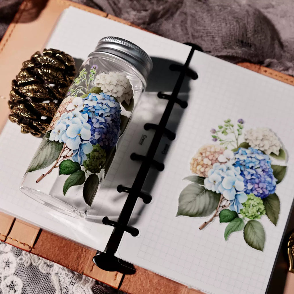 Hydrangea UV-DTF Rub-on Stickers