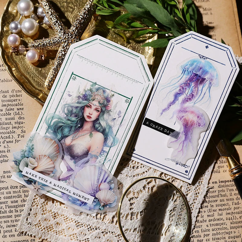 Mermaid Vellum Stickers