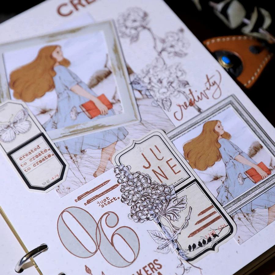 Ephemera Dial Photo Frame Paper Cards
