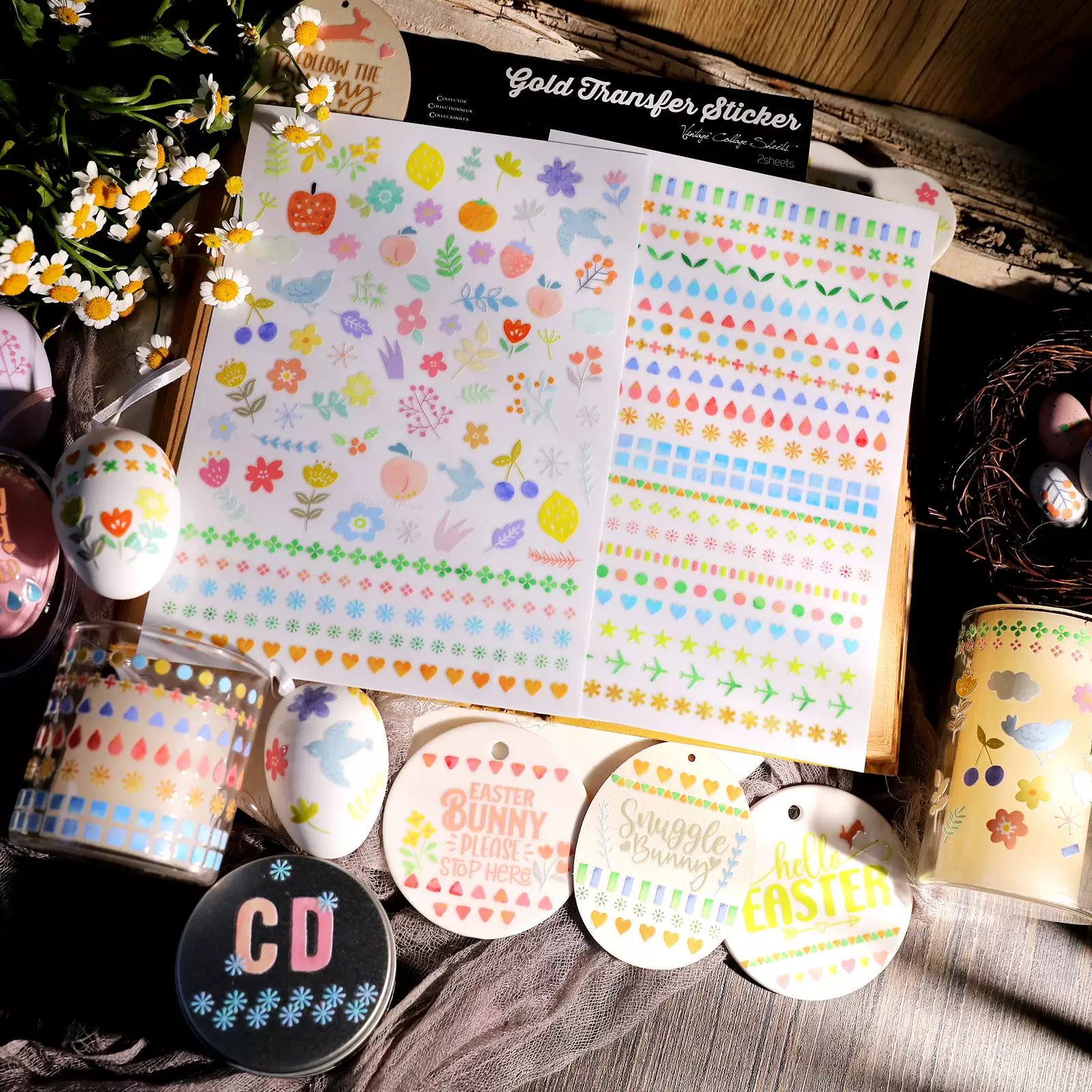 MIini Decorations UV-DTF Rub-on Stickers