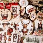 Christmas Matte Rub-on Transfers