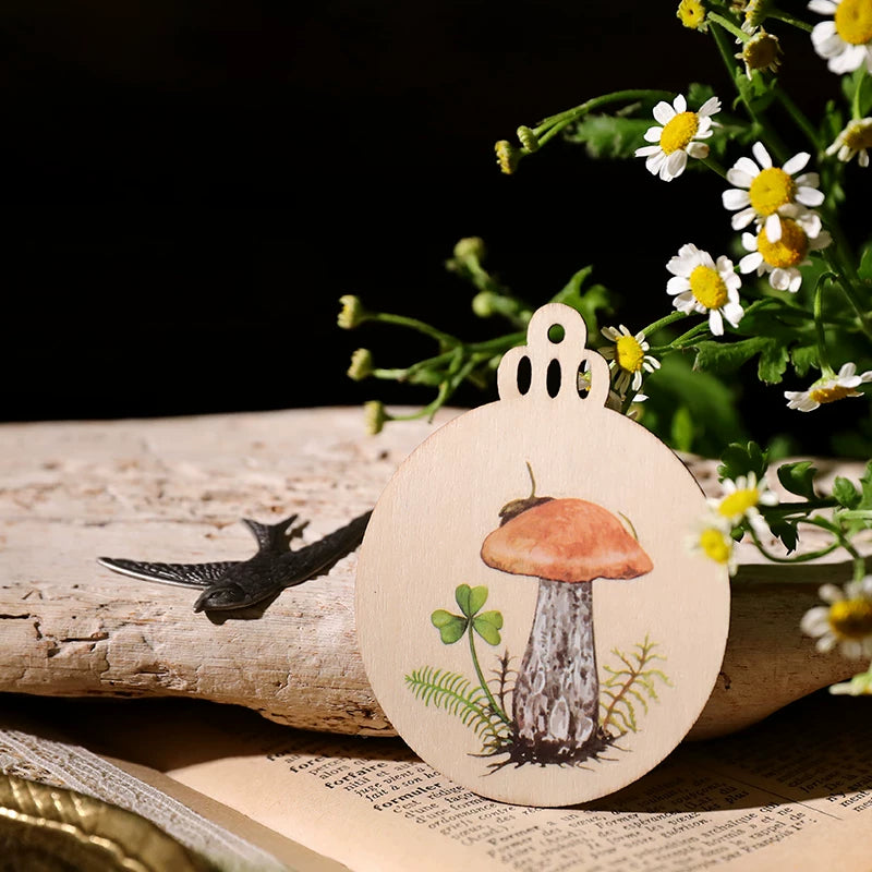 Mushroom Matte Rub-on Transfers 2 Small Sheets
