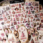 Halloween Pink Matte Rub-on Transfers