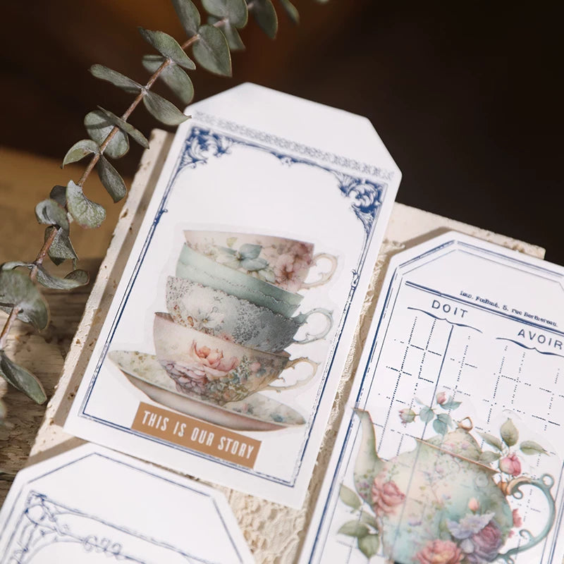 Afternoon Tea Vellum Stickers