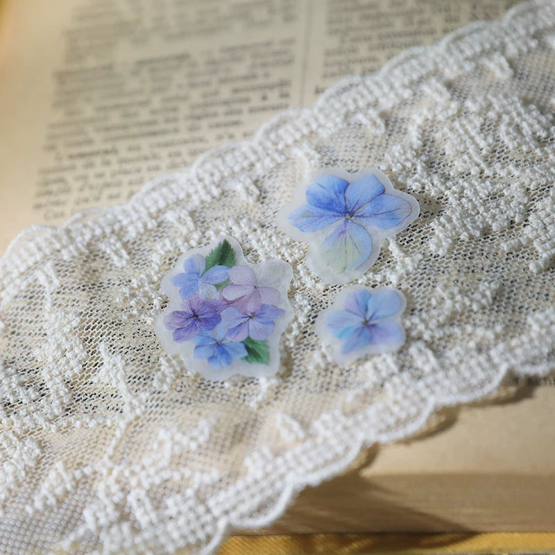Hydrangea Vellum Stickers