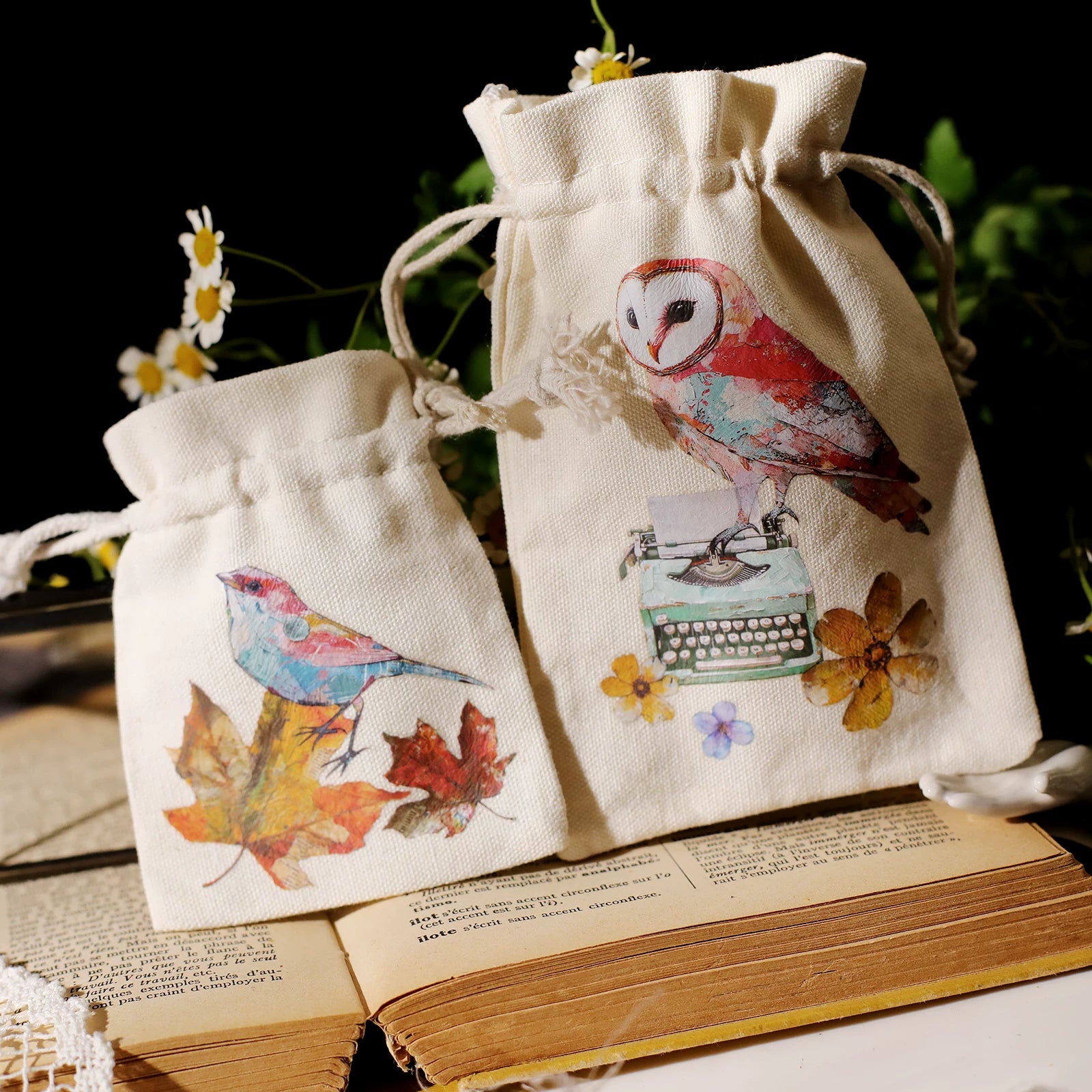 Owl Matte Rub-on Transfers