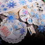 Snowflake UV-DTF Rub-on Stickers