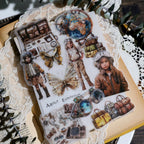 Steam Travel Vellum Stickers