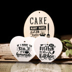 Kitchen Phrases UV-DTF Rub-on Stickers