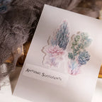 Succulent Vellum Stickers