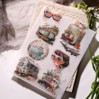 Summer Travel Vellum Stickers