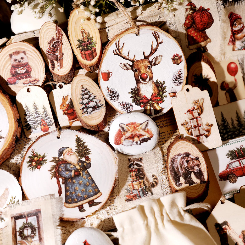 Christmas Matte Rub-on Transfers