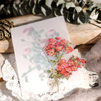 Larger Flowers Vellum Stickers