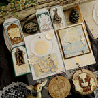 Gold Foil Christmas Rub-on Transfer Stickers