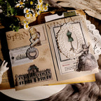 Classical Copperplate Prints Vellum Stickers