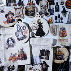 Halloween Dark Matte Rub-on Transfers