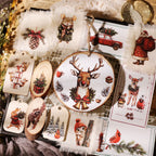 Christmas Matte Rub-on Transfers