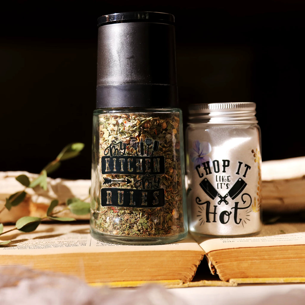 Kitchen Phrases UV-DTF Rub-on Stickers