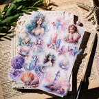 Mermaid Vellum Stickers