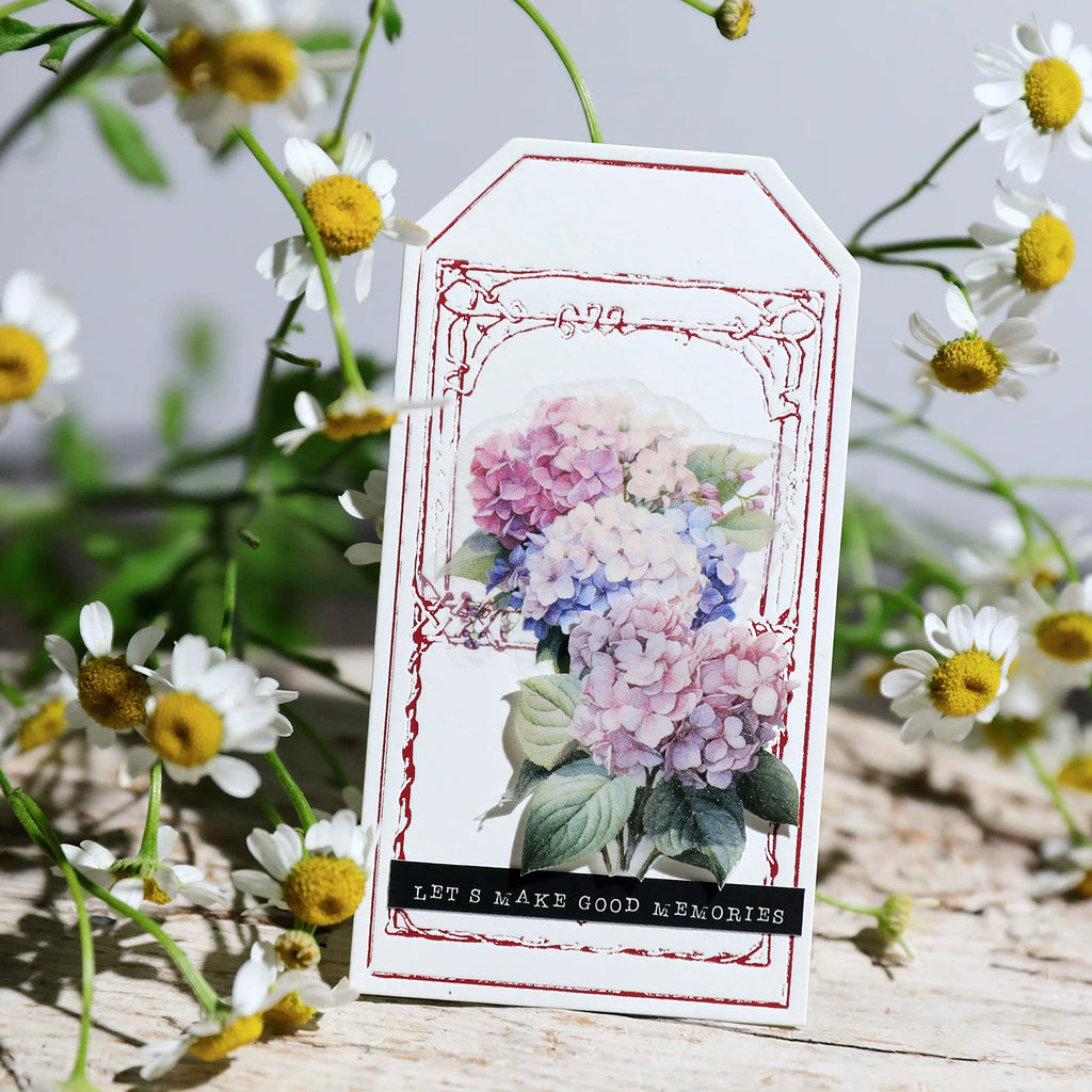 Blooming Flowers Vellum Stickers