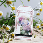 Blooming Flowers Vellum Stickers