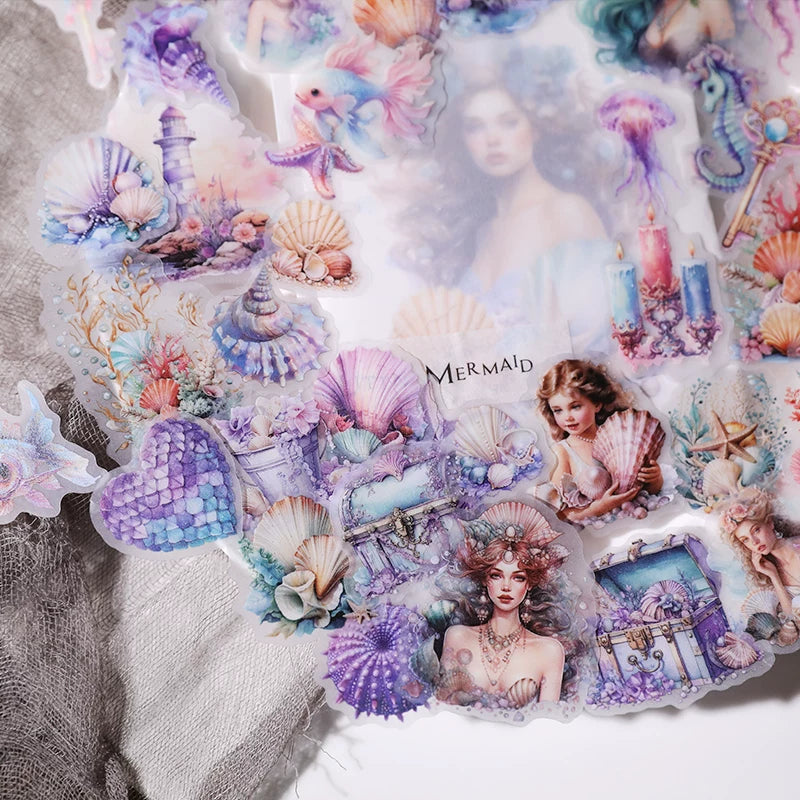 Mermaid Vellum Stickers