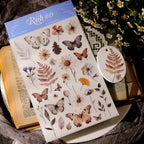 Butterfly Matte Rub-on Transfers